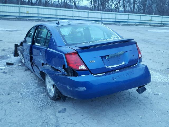 1G8AJ55F76Z103233 - 2006 SATURN ION LEVEL BLUE photo 3