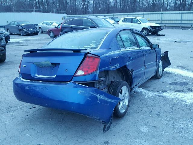 1G8AJ55F76Z103233 - 2006 SATURN ION LEVEL BLUE photo 4