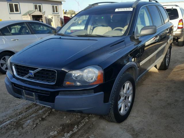 YV1CY592451161938 - 2005 VOLVO XC90 BLACK photo 2