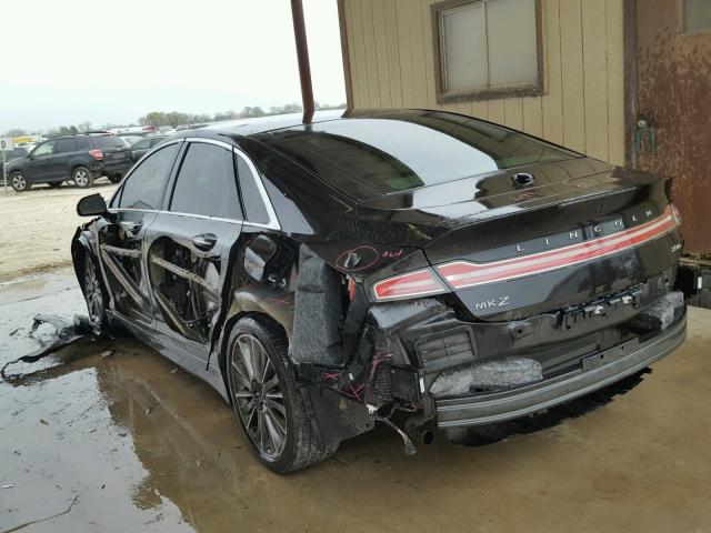 3LN6L2LU8DR814989 - 2013 LINCOLN MKZ HYBRID BLACK photo 3