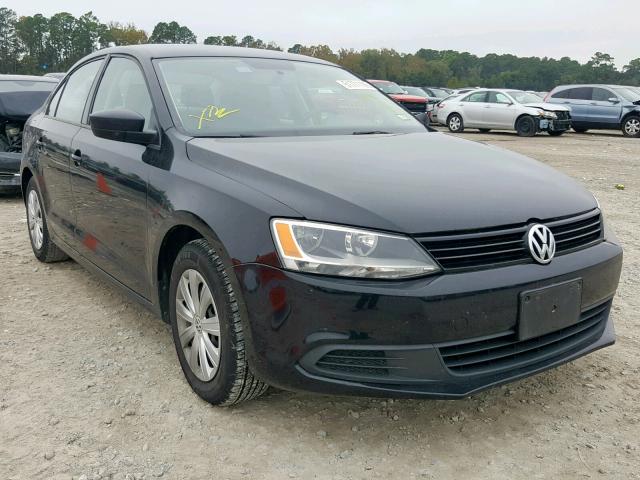 3VW2K7AJXEM397818 - 2014 VOLKSWAGEN JETTA BASE BLACK photo 1