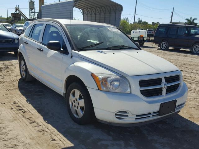 1B3HB28B98D740537 - 2008 DODGE CALIBER WHITE photo 1