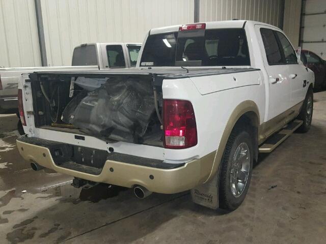 1C6RD7PT5CS105122 - 2012 DODGE RAM 1500 L WHITE photo 4