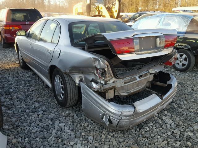 1G4HP52K944123817 - 2004 BUICK LESABRE CU SILVER photo 3