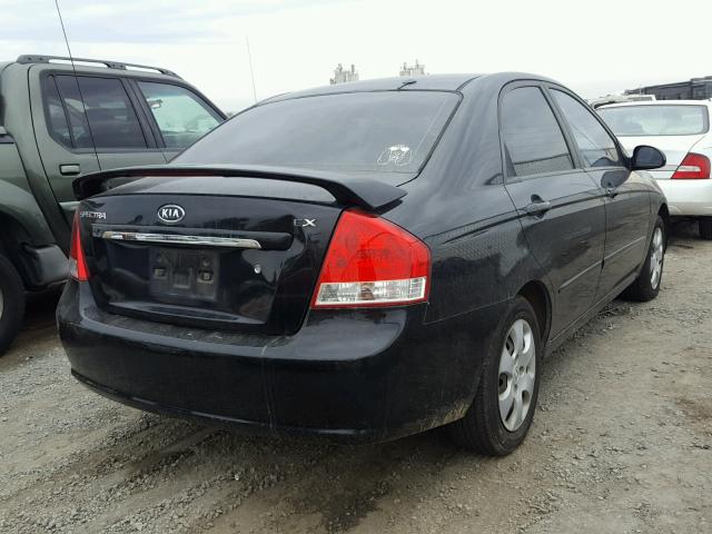 KNAFE121875386457 - 2007 KIA SPECTRA EX BLACK photo 4