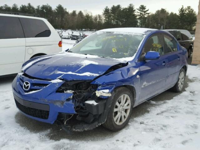 JM1BK324281836290 - 2008 MAZDA 3 S BLUE photo 2