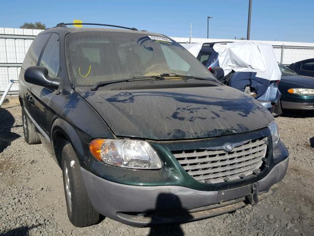 1C4GJ45381B219395 - 2001 CHRYSLER VOYAGER LX GREEN photo 1