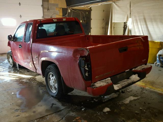 1GCCS198458165094 - 2005 CHEVROLET COLORADO RED photo 3