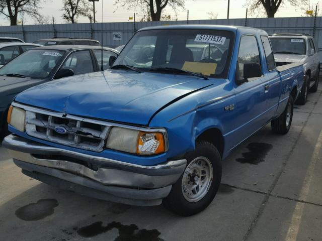 1FTCR14A4RPB68787 - 1994 FORD RANGER SUP BLUE photo 2