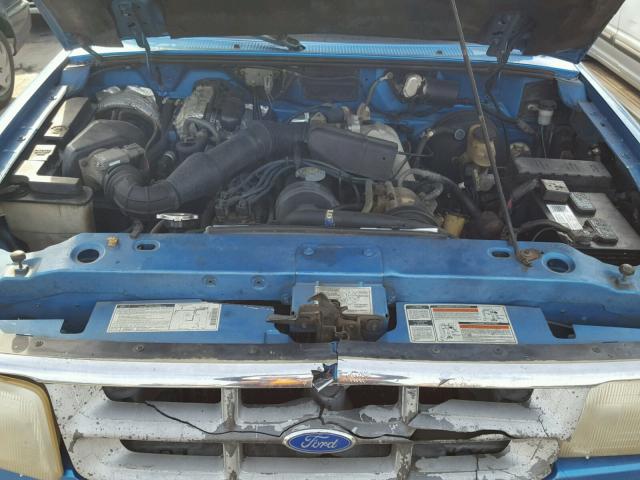 1FTCR14A4RPB68787 - 1994 FORD RANGER SUP BLUE photo 7