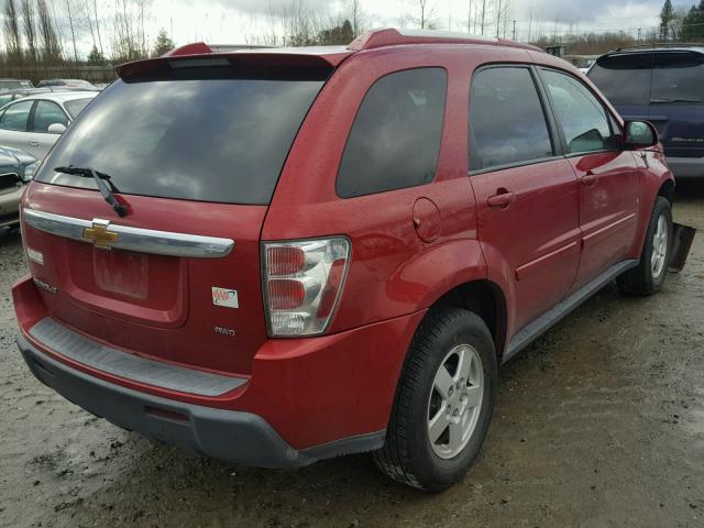 2CNDL73F566145967 - 2006 CHEVROLET EQUINOX LT RED photo 4