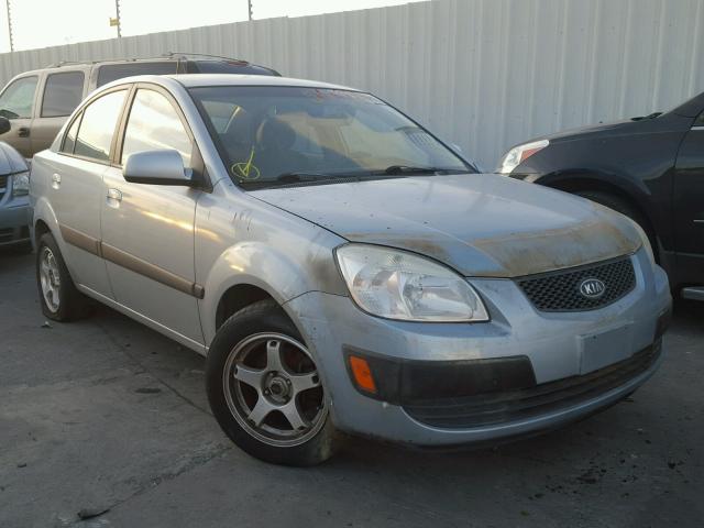 KNADE123666048931 - 2006 KIA RIO TEAL photo 1