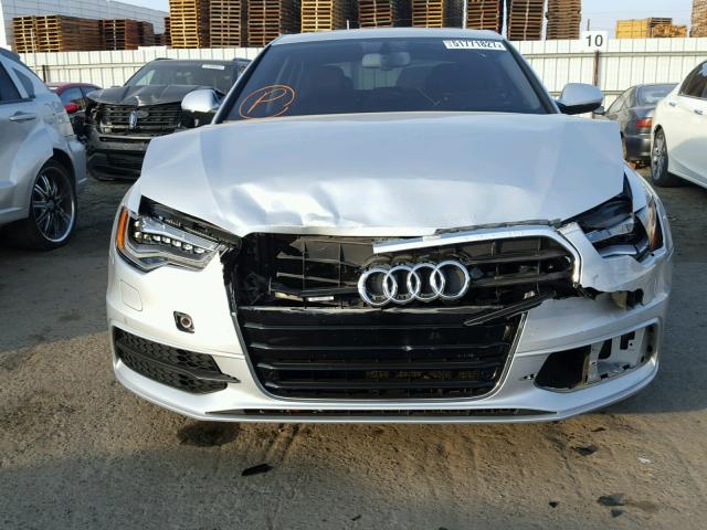 WAUHGAFC0EN073141 - 2014 AUDI A6 PRESTIG SILVER photo 9