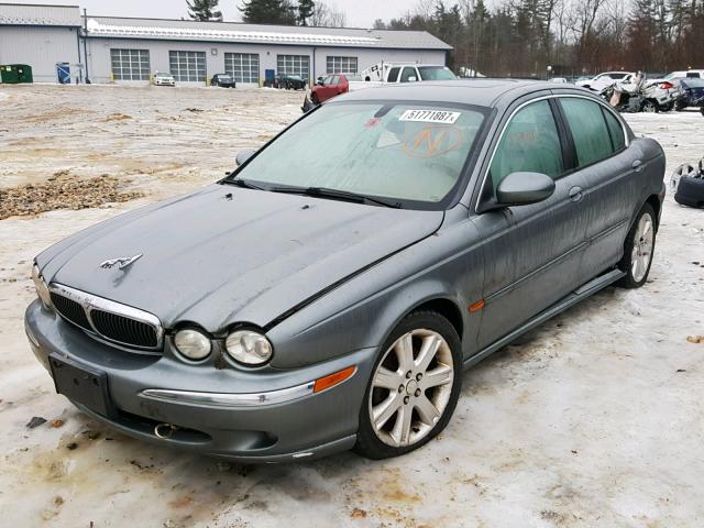 SAJEA51C13WD39655 - 2003 JAGUAR X-TYPE 3.0 GRAY photo 2