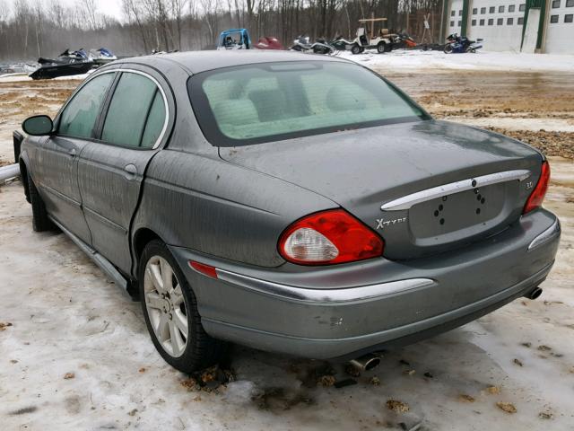 SAJEA51C13WD39655 - 2003 JAGUAR X-TYPE 3.0 GRAY photo 3