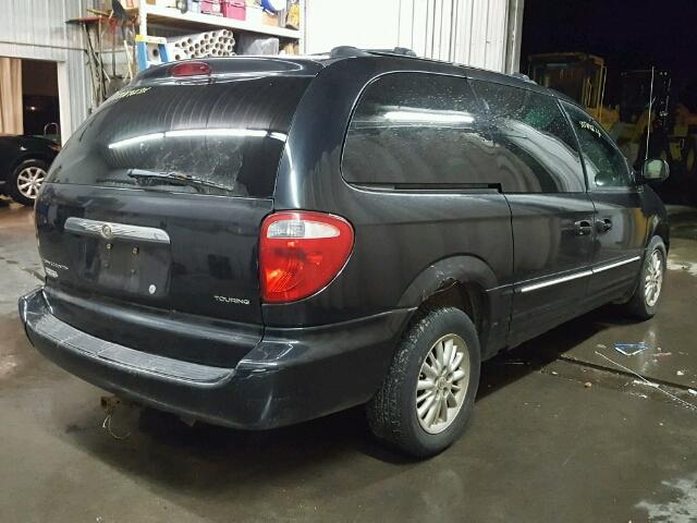 2C4GP54L64R528214 - 2004 CHRYSLER TOWN & COU BLACK photo 4