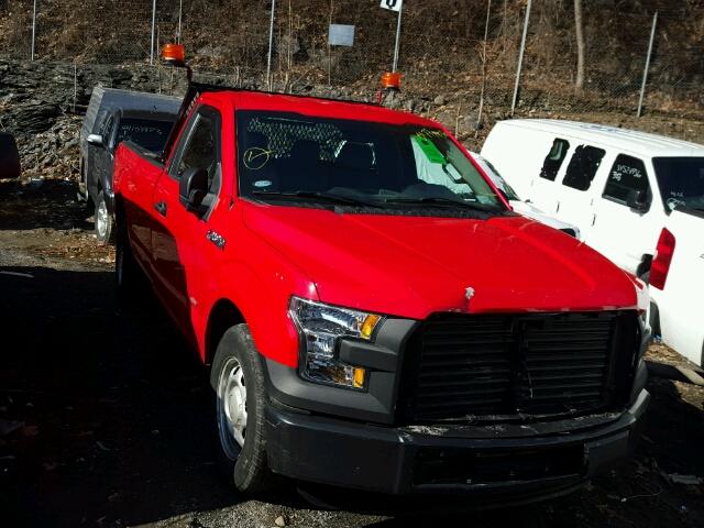 1FTMF1CP7GKD91368 - 2016 FORD F150 RED photo 1