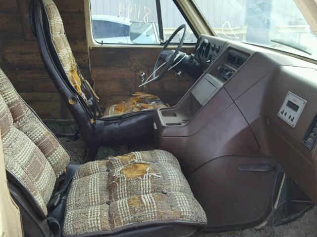 1GCEG25F6B7147802 - 1981 CHEVROLET G20 TAN photo 5