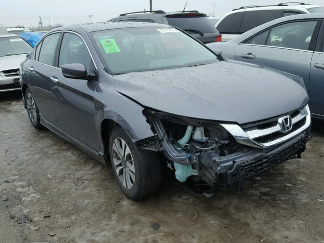 1HGCR2F30DA033758 - 2013 HONDA ACCORD LX GRAY photo 1