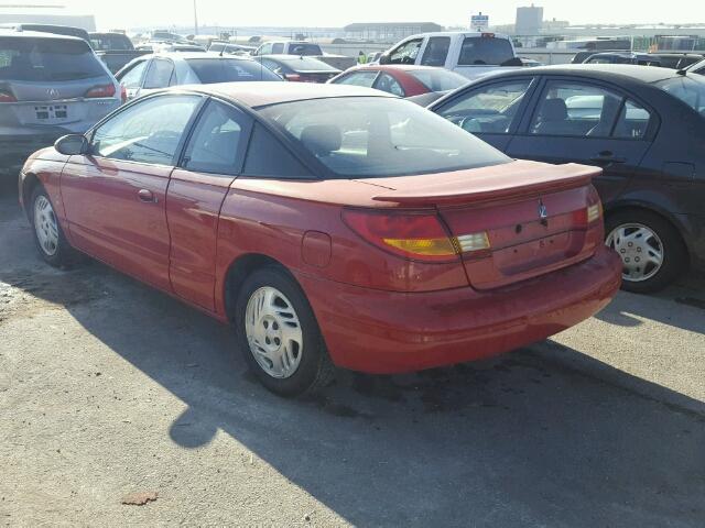 1G8ZY1274YZ103116 - 2000 SATURN SC2 RED photo 3