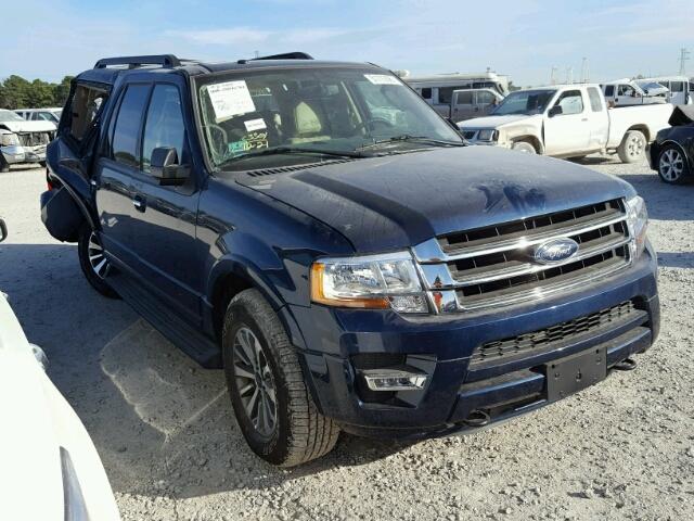 1FMJK1JT2HEA65469 - 2017 FORD EXPEDITION BLUE photo 1