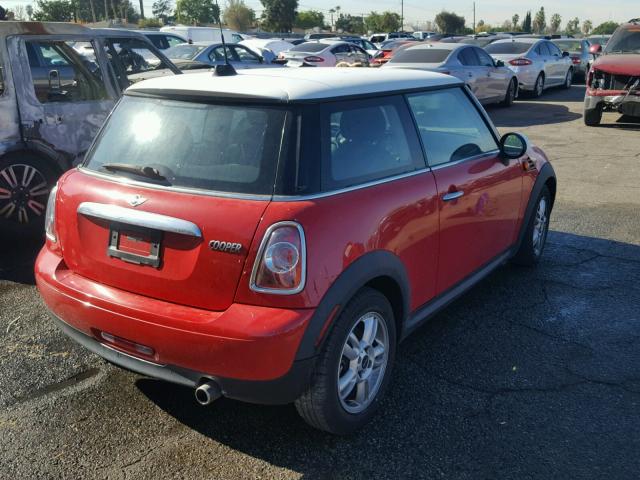 WMWSU3C5XDT689049 - 2013 MINI COOPER RED photo 4