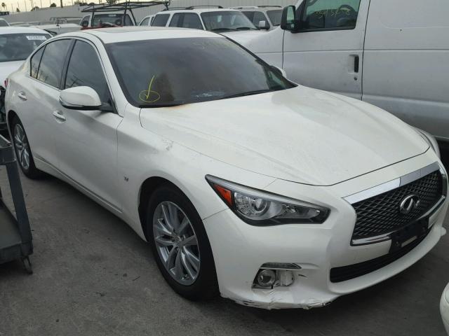 JN1BV7AP3FM339077 - 2015 INFINITI Q50 BASE WHITE photo 1