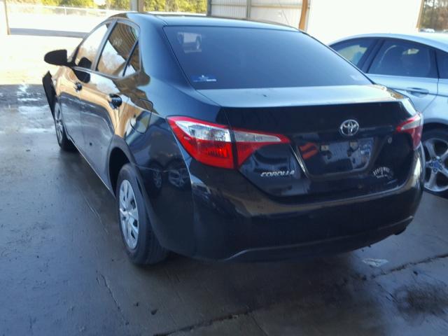 5YFBURHE8GP426584 - 2016 TOYOTA COROLLA L BLACK photo 3