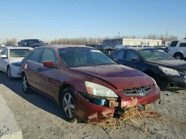 1HGCM56814A000621 - 2004 HONDA ACCORD EX RED photo 1