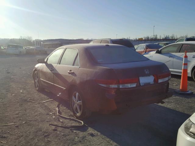 1HGCM56814A000621 - 2004 HONDA ACCORD EX RED photo 3