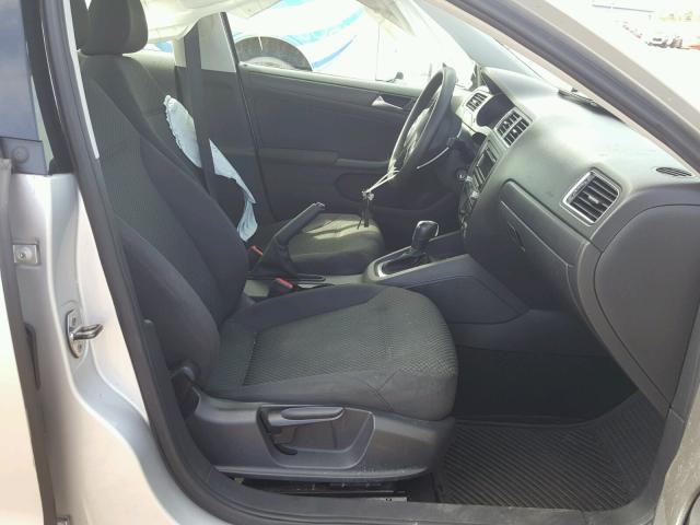 3VW2K7AJ3CM346304 - 2012 VOLKSWAGEN JETTA BASE BLACK photo 5