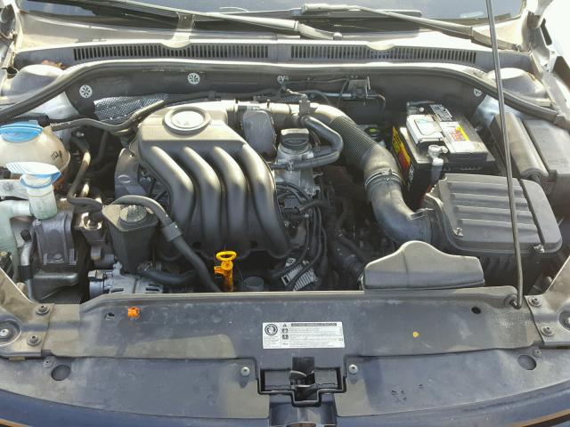 3VW2K7AJ3CM346304 - 2012 VOLKSWAGEN JETTA BASE BLACK photo 7