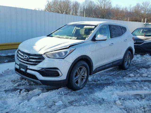 5XYZT3LB4HG496844 - 2017 HYUNDAI SANTA FE S SILVER photo 2