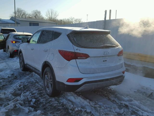 5XYZT3LB4HG496844 - 2017 HYUNDAI SANTA FE S SILVER photo 3