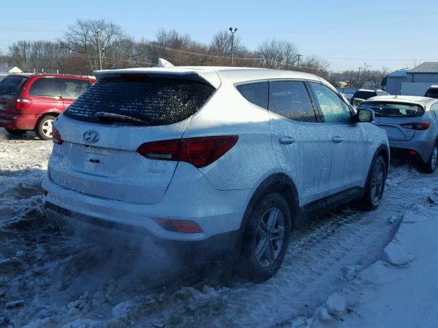 5XYZT3LB4HG496844 - 2017 HYUNDAI SANTA FE S 银色 照片 4