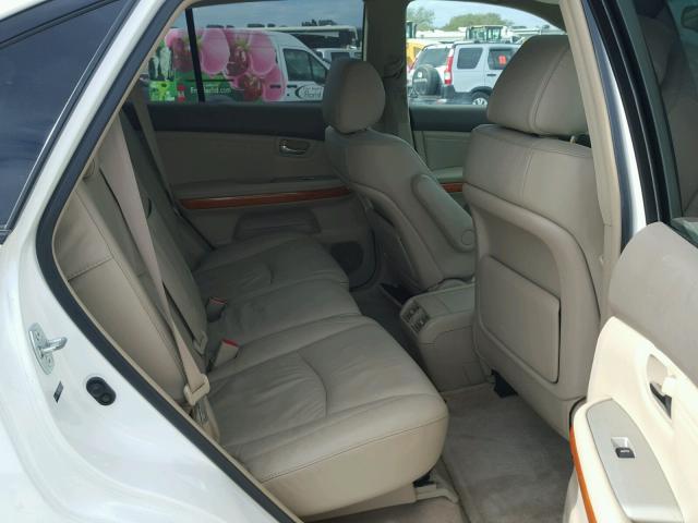 2T2GK31U07C011412 - 2007 LEXUS RX 350 WHITE photo 6