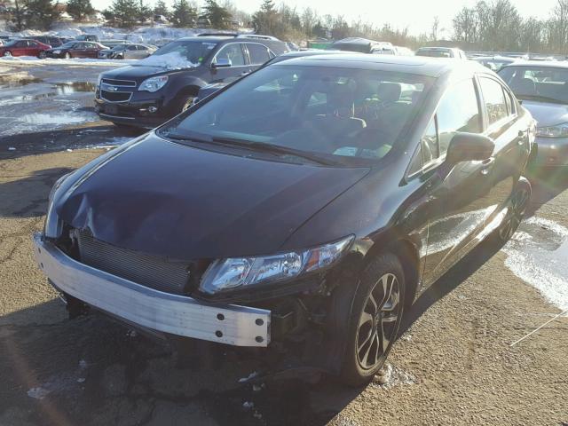 19XFB2F83FE280543 - 2015 HONDA CIVIC EX შავი ფოტო 2