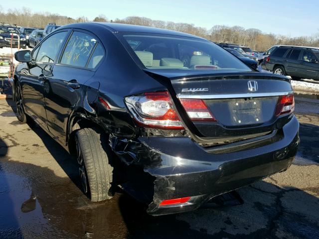 19XFB2F83FE280543 - 2015 HONDA CIVIC EX შავი ფოტო 3