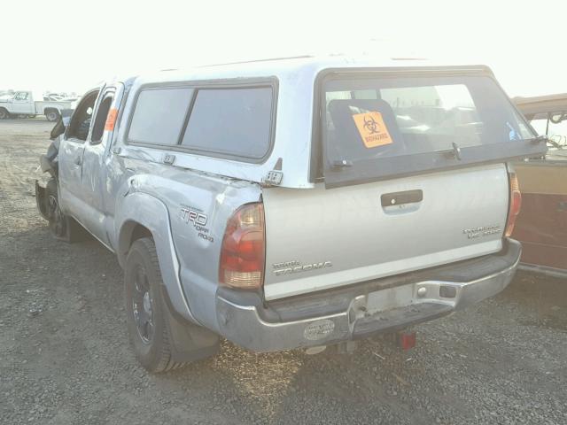 5TETU62NX6Z167634 - 2006 TOYOTA TACOMA PRE SILVER photo 3