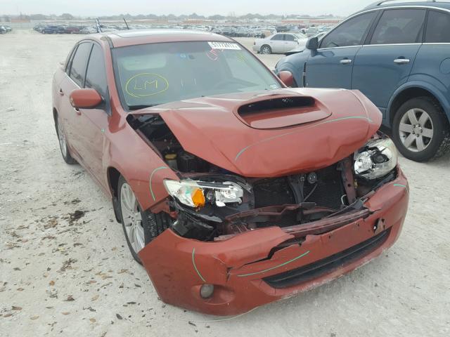 JF1GE74609H514376 - 2009 SUBARU IMPREZA 2. ORANGE photo 1