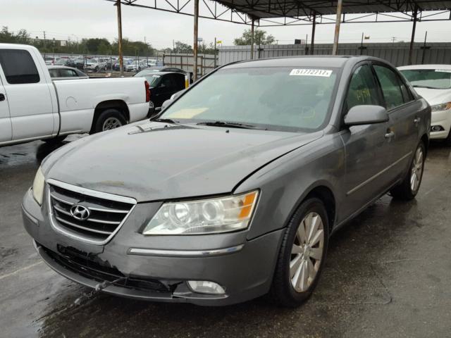 5NPEU46C19H533607 - 2009 HYUNDAI SONATA SE GRAY photo 2