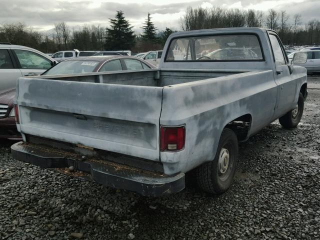 1GCEC14H5EJ172710 - 1984 CHEVROLET PICKUP GRAY photo 4