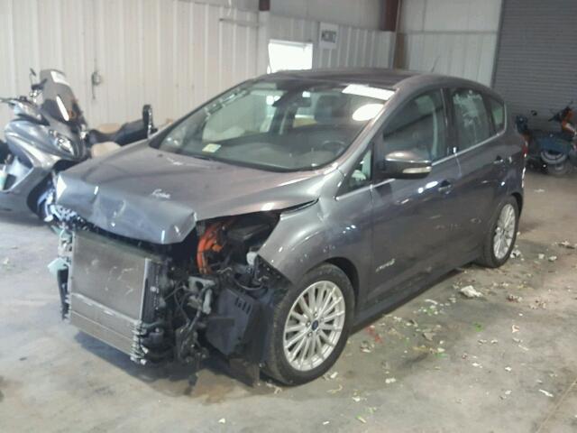 1FADP5BU7DL516859 - 2013 FORD C-MAX SEL GRAY photo 2