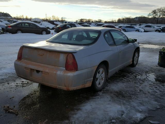 2G1WJ15N679295552 - 2007 CHEVROLET MONTE CARL SILVER photo 4