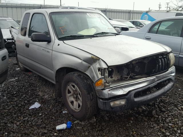 5TEVL52N72Z031302 - 2002 TOYOTA TACOMA XTR SILVER photo 1