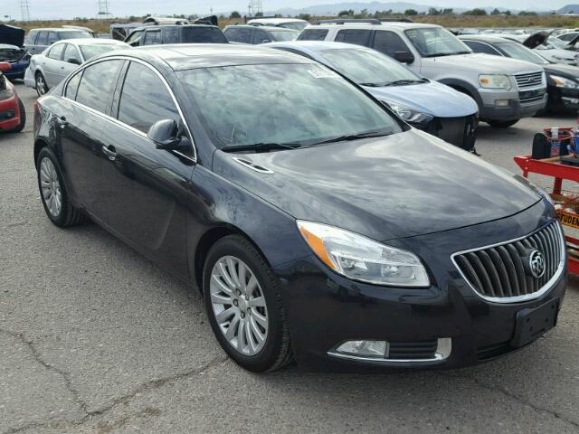 2G4GS5EV7C9135153 - 2012 BUICK REGAL PREM BLACK photo 1