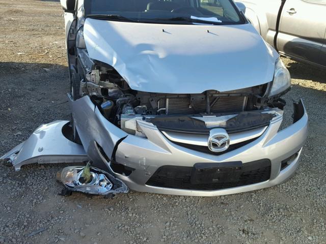 JM1CR29L790329335 - 2009 MAZDA 5 SILVER photo 9