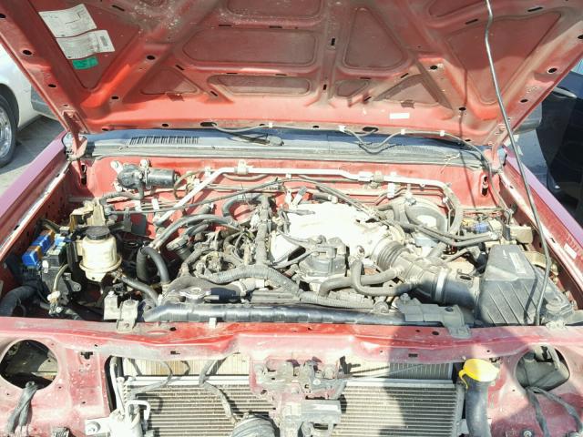 5N1ED28T12C531113 - 2002 NISSAN XTERRA XE RED photo 7