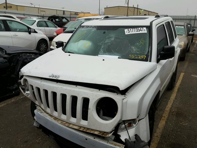 1C4NJPCB4CD552297 - 2012 JEEP PATRIOT LI WHITE photo 2