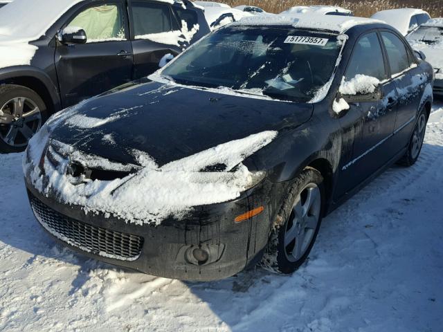 1YVHP80D265M46530 - 2006 MAZDA 6 S BLACK photo 2